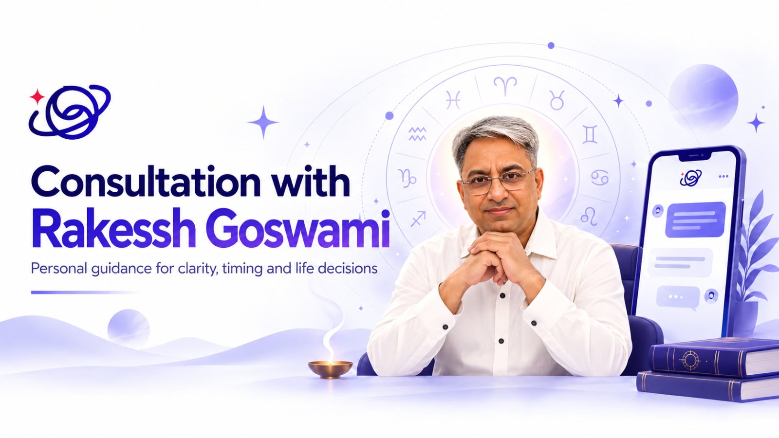 Consultation with Rakessh Goswami — personal guidance for clarity, timing and life decisions