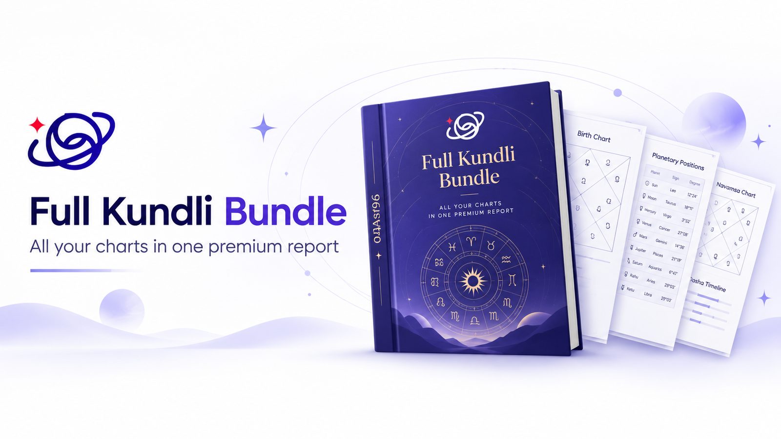 The full Kundli bundle — every chart in one premium report